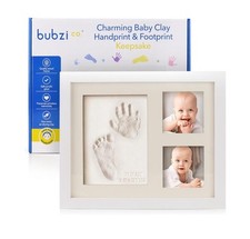 Bubzi Co Baby Footprint Kit, Baby Foot and Hand Print Kit, Baby Keepsake Frame