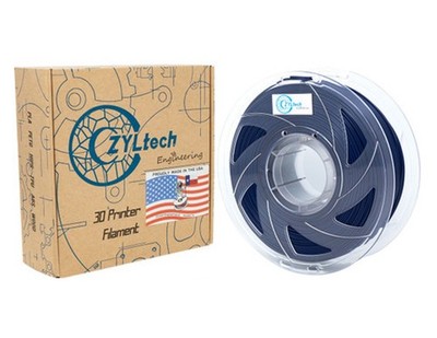 ZYLtech PLA 3D Printer Filament 1.75mm 1 kg/2.2 lbs Color: Deep Blue