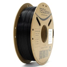 PLA Plus Filament 1.75mm Black 1KG, Unique Semi Matte Finish w/Subtle Gloss, ...