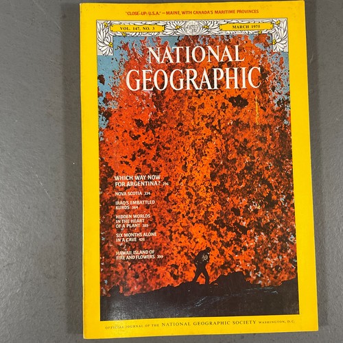 Lot Of 13 National Geographic 1970's Magazines Vintage Paperback Various Months - Foto 14 di 24