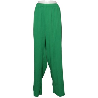 Palazzohose, Größe: 4XL, Grün, Polyester, Streifen, Damen #DV8