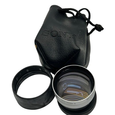 Sony VCL-2030S 2.0x Telephoto Conversion Lens Black Protective Pouch & Lens Hood