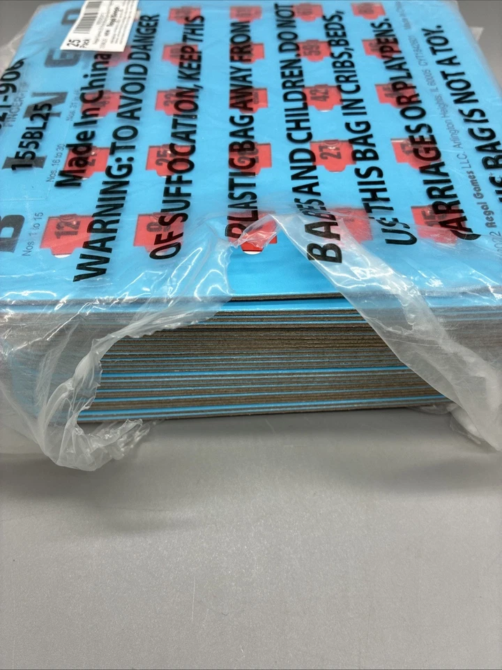 Regal Games Finger-Tip Shutter Slide Bingo Cards - 25 Pack- Blue - Image 4 of 4