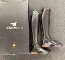 DeNiro Salento Reitstiefel Gr.40 A-M 45/35 Leder Schwarz Vibram NP 525€ OVP  (K)