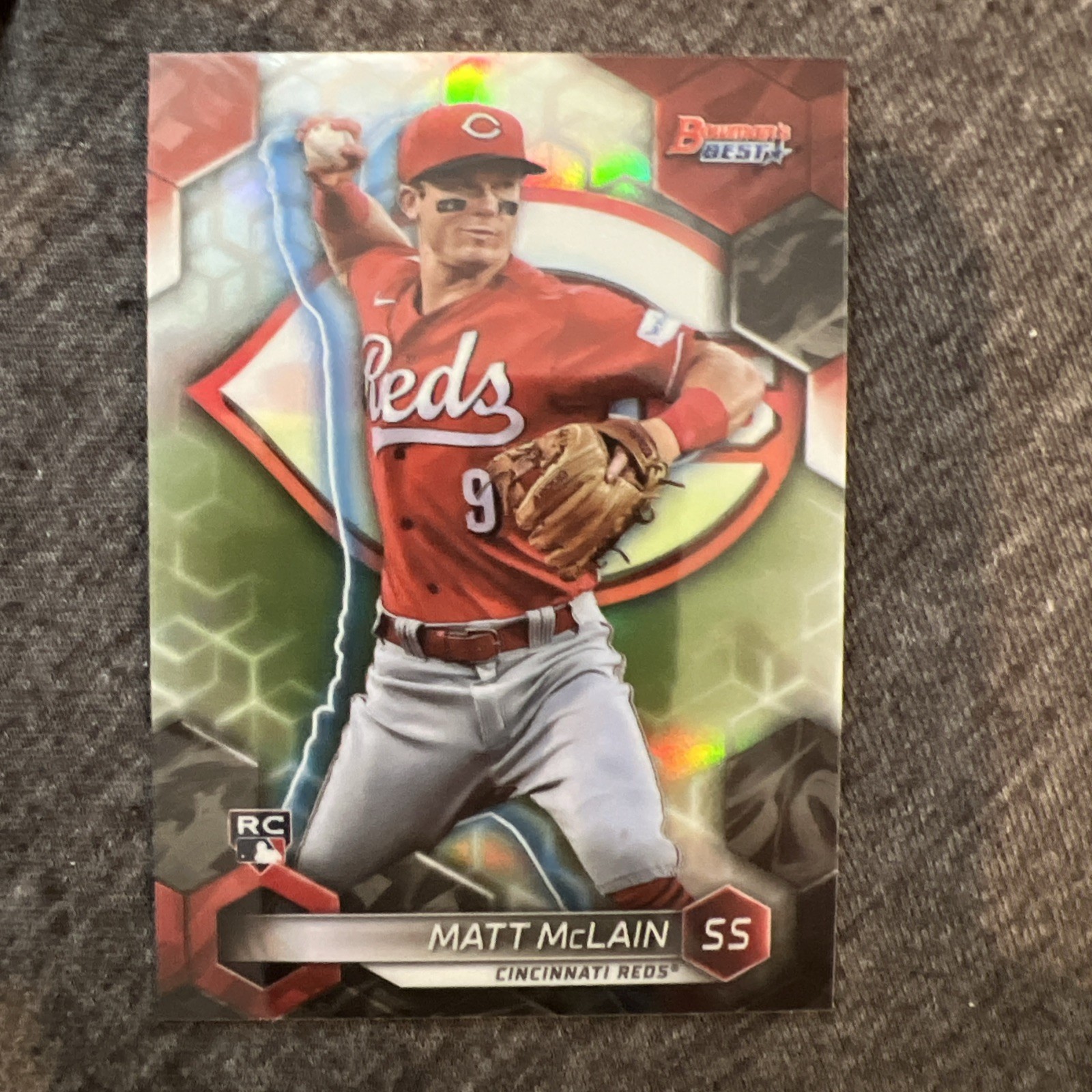 2023 Bowman's Best - Matt McLain #39 Refractor (RC)