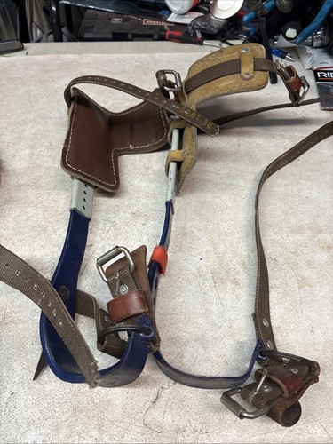 Klein Tree Climbing Spikes Pads & Straps Arborists Gaffs Tree Service