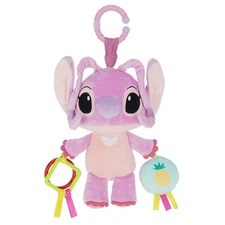 Disney Baby Angel On The Go Activity Toy Teether Clip Mirror