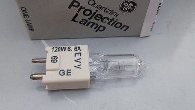GE 10099 EVV 6.6A 120W GY9.5 Base 6.6 Amp Quartzline Airfield Projection Lamp