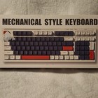 K300 Mechanical Wired USB Keyboard Illuminated RGB English QWERTY Blue White Red