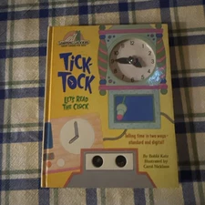 Learning Ladders Tick-Tock Let’s Read The Clock 1988 In Great Condition