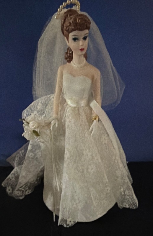 Mattel 1993 Barbie Wedding Day 1959 MUSICAL FIGURINE Collection Limited No.370