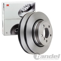 2X Nk Bremsscheiben 320Mm BelÜFtet Hinten Passend FÜR Bmw X3 | 201565