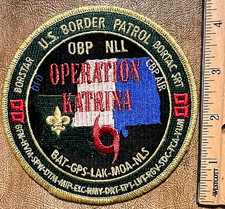 US border patrol operation Katrina SHOULDER patch