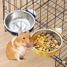 Small Pet Hanging Food Bowl  for Rabbit Hamster Bird Cat Pet Feeding Supplies