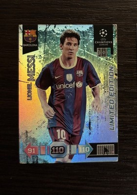 Lionel Messi + 2010-2011 Vintage Collection Panini Adrenalyn XL UEFA Champions L