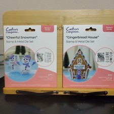 Crafters Companion Stamp and die Christmas set of 2
