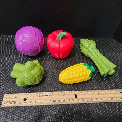 Little Tikes Shop 'N Learn Smart Checkout LOT of 5 Play Food VEGETABLES Veggies