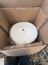 Lordelo 500mm White Ceramic Oval Under counter Basin Code: UB69 Clickbasin