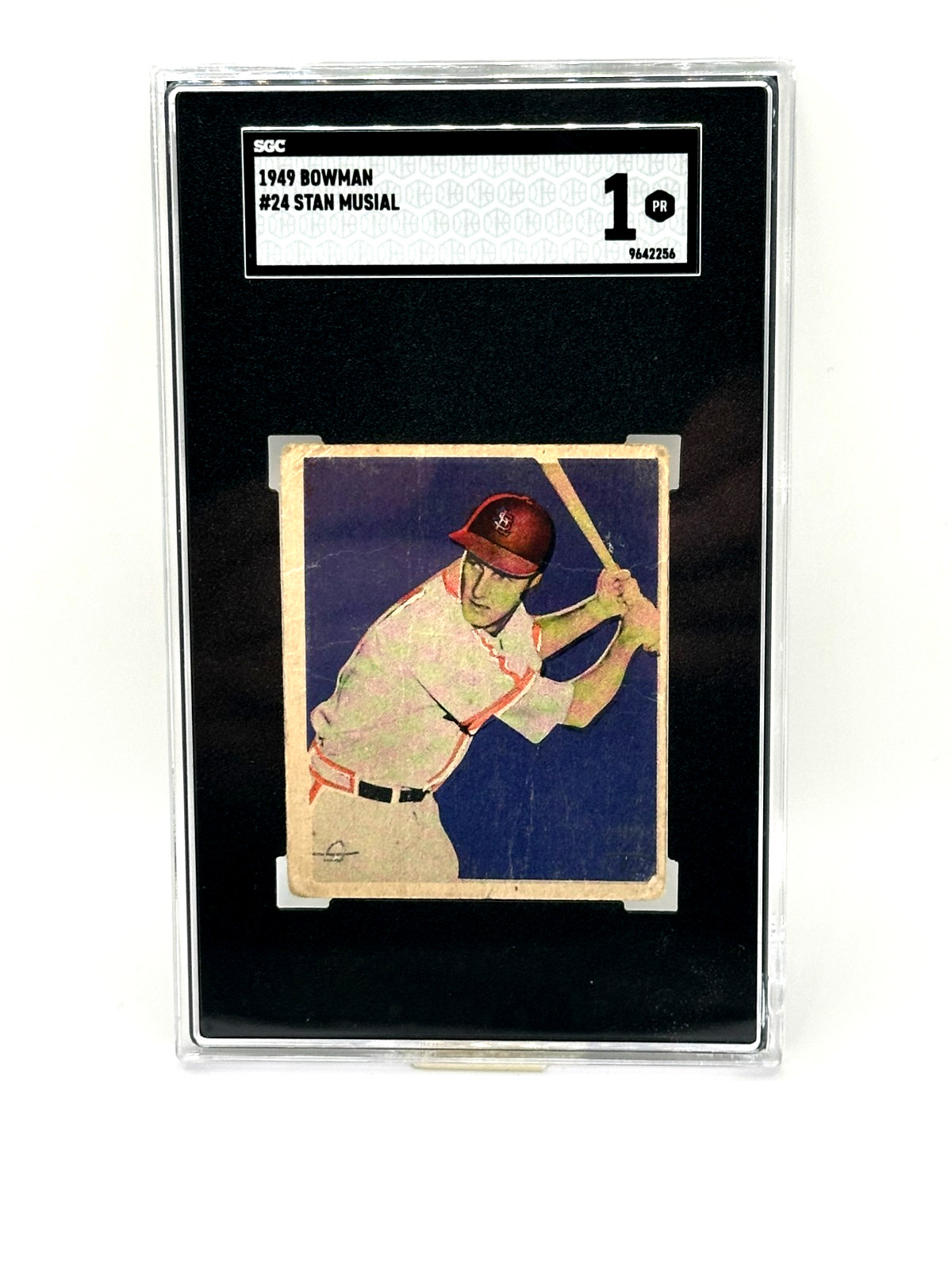 1949 Bowman Stan Musial #24 SGC 1 PR St. Louis Cardinals HOF Vintage