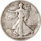 1916-D Obverse Walking Liberty Half