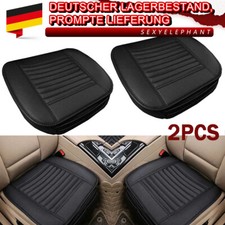 2* Universal Auto Vorne Sitzauflage Sitzbezüge Sitzkissen Sitzmatte PU Leder Pad