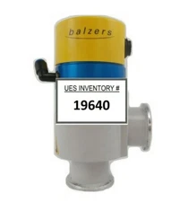 Balzers BPV51325 Right Angle Vacuum Isolation Valve EVL 040 P Working Surplus