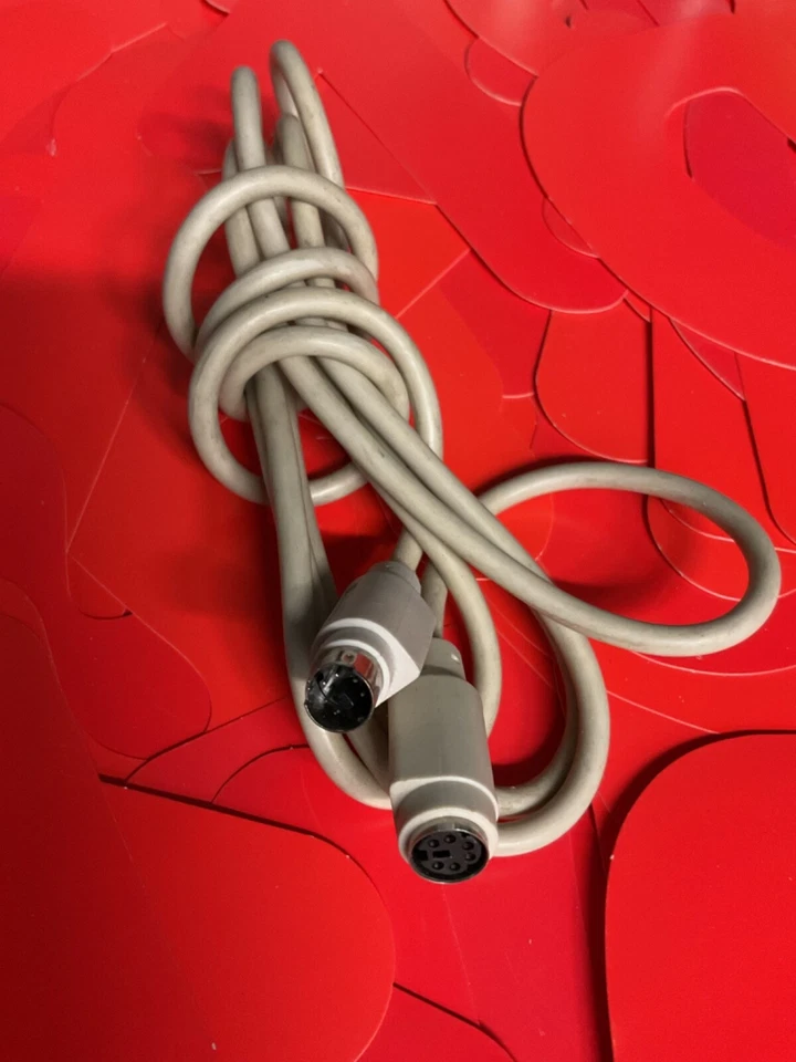 Tarjetas de video genéricas de 5 pies de largo S-VIDEO cable cámara blanco extensión de 6 pines Foto 3 de 4