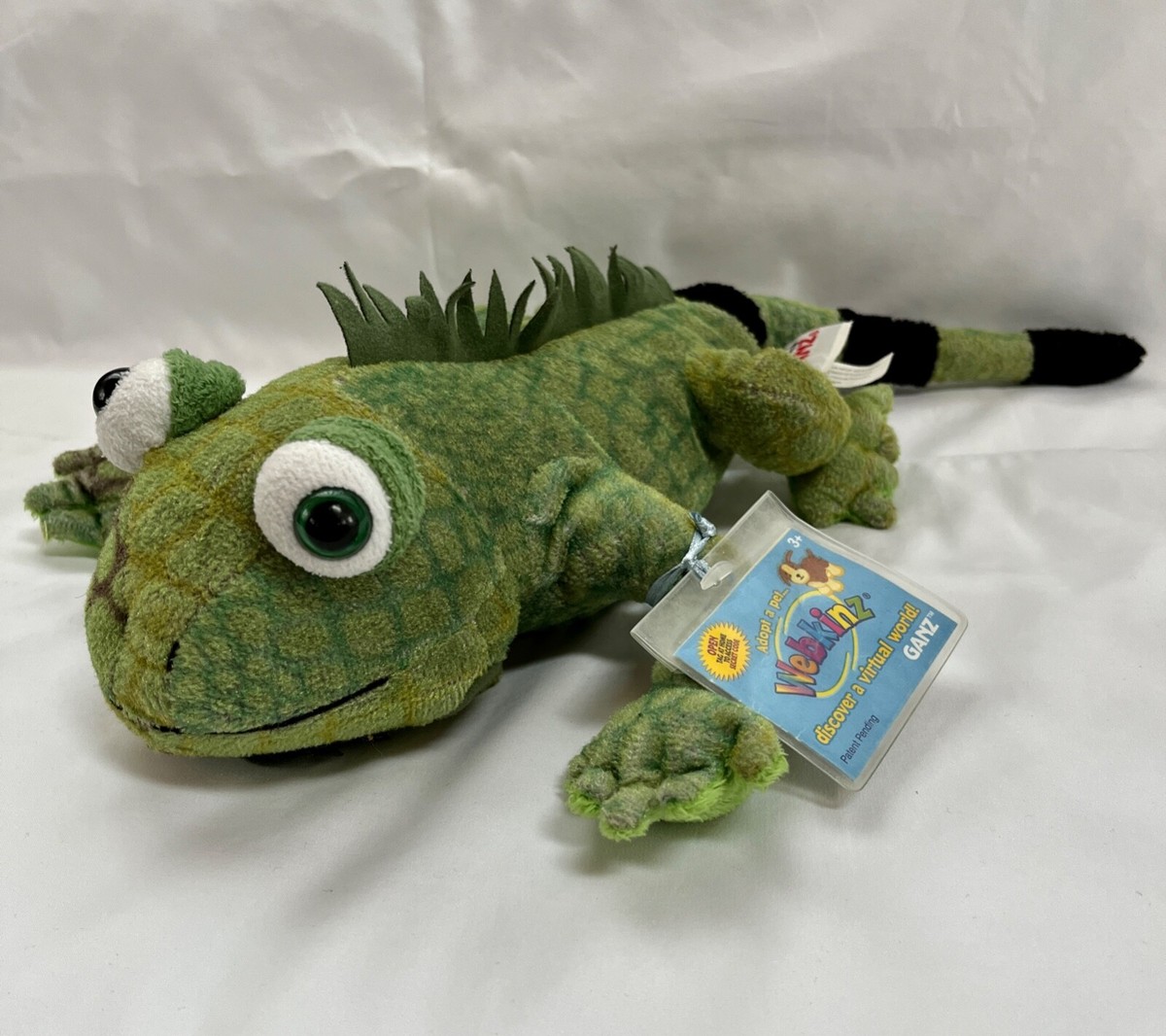 GANZ Webkinz Iguana Stuffed Animal Plush HM340 w/ Tags