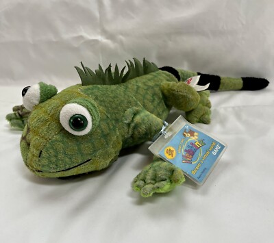 GANZ Webkinz Iguana Stuffed Animal Plush HM340 w/ Tags Unused Code