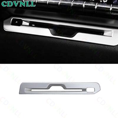 For Lexus UX200 250h 2019-2022 Matt Silver Middle Console CD Switch Frame Trim