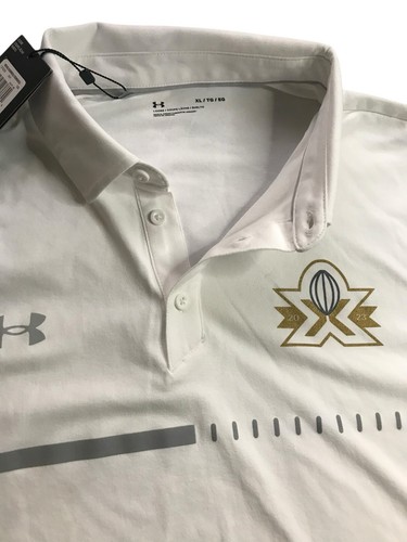 Under Armour UA Title Polo Men’s Short Sleeve Shirt White 1370359-100 Size XL - Picture 4 of 6