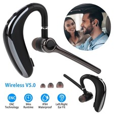 Wireless V5.0 Headphone Driving Meeting Running Earbud Handsfree Calling Headset