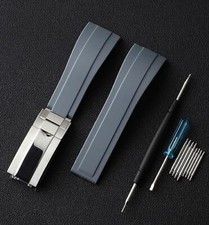 20mm 21mm 22mm Kautschuk Armband für Rolex Daytona Strap Yacht Master Oysterflex