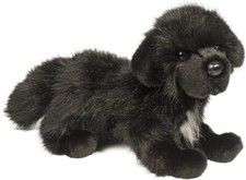 Douglas Bundy 16" Newfoundland Black Dog Plush Stuffed Animal cuddle toy puppy