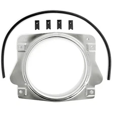 66-77 Ford Early Bronco Instrument Cluster Bezel - Bright Chrome Dash Gauge Trim