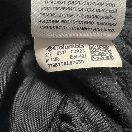 Columbia Women’s Medium Vest Jacket Full Zip Sleeveless Mock Neck Pockets Black - Picture 9 of 9