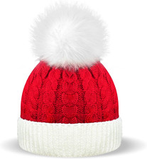 Christmas Knitted Hat for Baby, Winter Warm Hat Baby Beanie Knit Hat Cute Santa