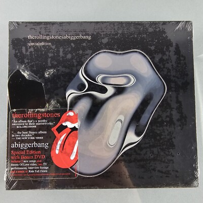 The Rolling Stones A Bigger Bang CD & DVD SET Special Edition Virgin 2005 SEALED