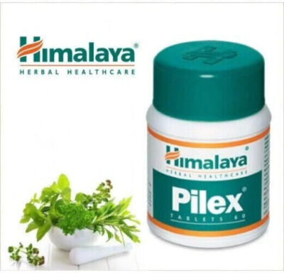 Himalaya Pilex Piles (60 Tablets) Piles Fissures Hemmorhoids Treatment Exp- 2027