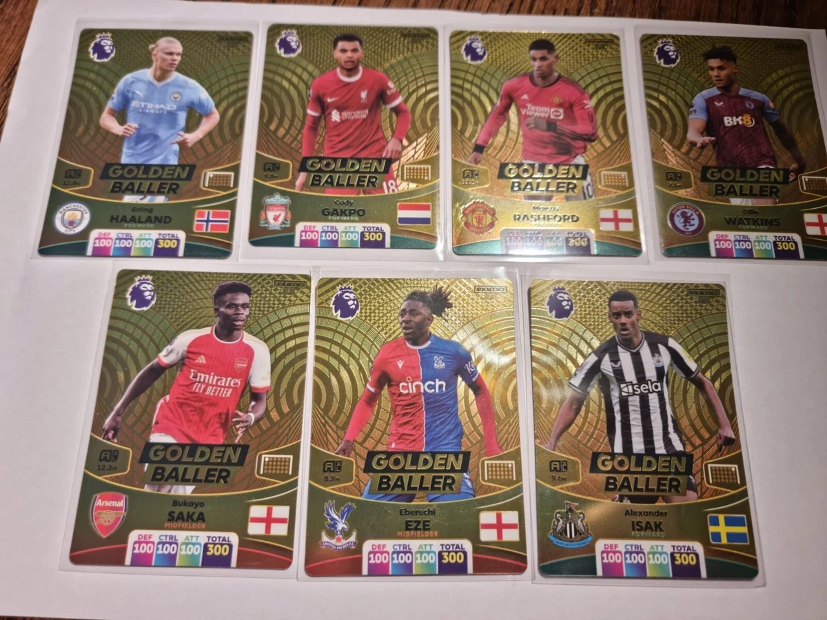 GOLDEN BALLERS! PANINI ADRENALYN XL PREMIER LEAGUE 2024, 50 OFF