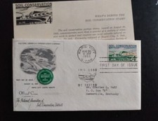 SOIL CONSERVATION SCARCE RAPID CITY SOUTH DAKOTA OFFICIAL CACHET 1959 FDC INFO