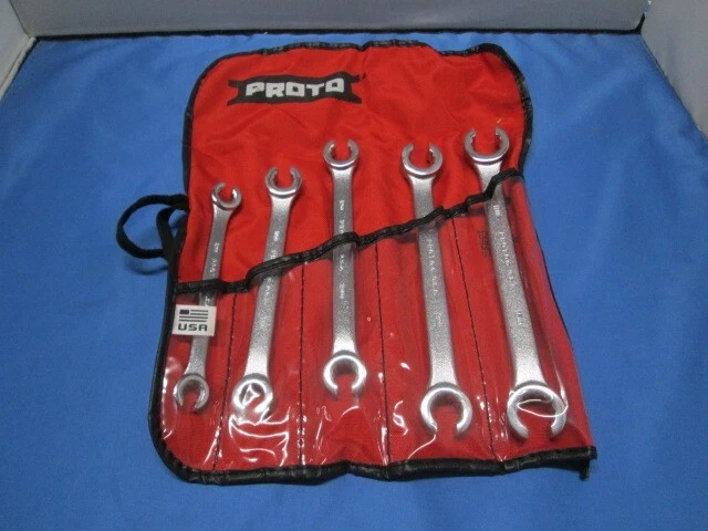 Stanley Proto Proto Metric Double End Flare Nut Wrench Set 6 Point 5PC JS 11