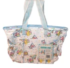 NEW WITH TAGS VINTAGE CUTIE PIE  BLUE  DIAPER BAG WITH /CHANING PAD  12" X 17"