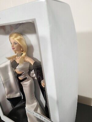 Barbie Girl Doll Exclusive Club Collector Noir et Blanc NRFB Barbie Girl Doll Exclusive Club Collector Noir et Blanc NRFB