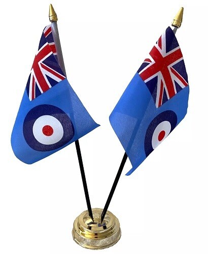 RAF Blue Ensign Royal Air Force Flag Table Flags Bunting Party Scrunchie Display - Picture 10 of 47
