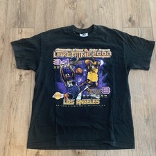 Vintage Los Angeles Lakers Shaq Kobe Bryant Lakertime 2000 Shirt Size Large Rare