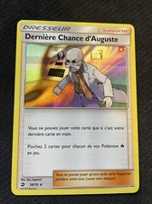 DERNIERE CHANCE D’AUGUSTE HOLO - POKEMON 58/70 SL7.5 MAJESTE DES DRAGONS NEUF FR