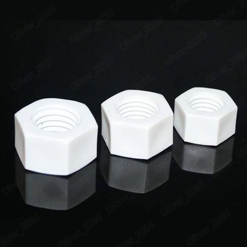 PP Polypropylen Kunststoff Sechskantmuttern Sechskantmuttern M3 M4 M5 M6 M8 M10 M12 M14-M24 - Bild 3 von 5