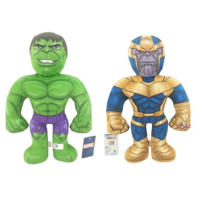 Marvel Hulk and Thanos 2-in-1 Double-Sided 18-Inch Tall