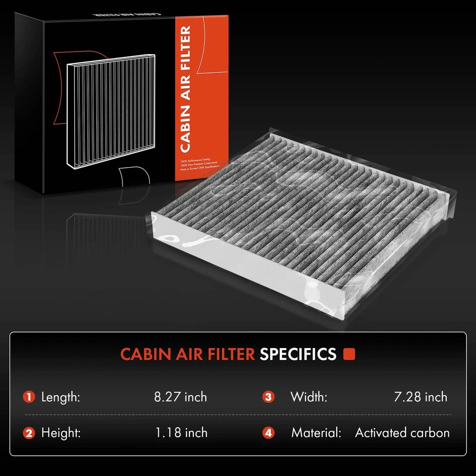 Nuevo 2x Filtro de aire de cabina de carbón activado para Saab 9-2X 2005-2006 Subaru Impreza Foto 2 de 4